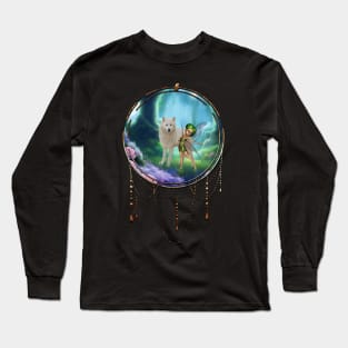 The Magical Friendship of Fairy and Wolf Long Sleeve T-Shirt